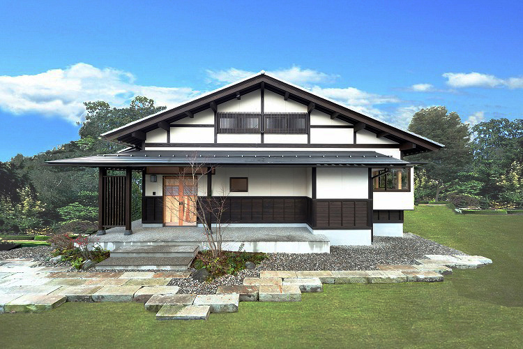 山のようにどっしりと大きな器で家族を見守る住まい