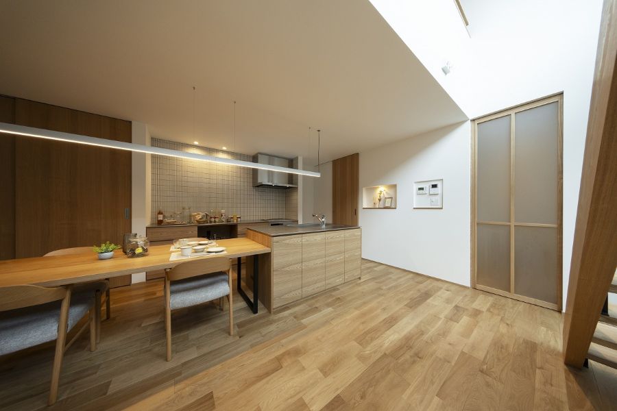 木の温もり豊かなLDK