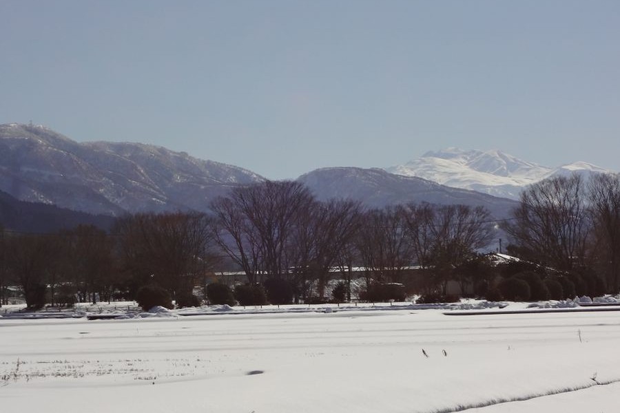 福井の冬景色