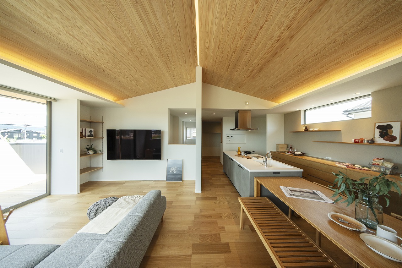 何気ない日常を素敵に彩る2階リビングのある住まい