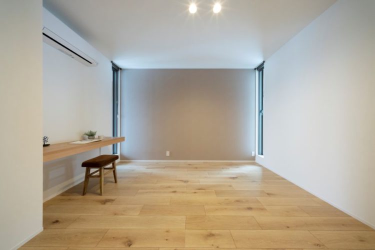 平屋の家のワークスペース